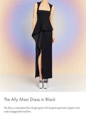 Ally Maxi Dress in Black